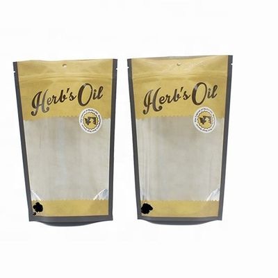comprar EPI bolso de papel kraft de corte de biscoito resealable con ventana transparente online manufacture
