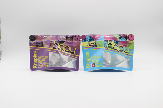 Sellado en caliente Mylar Stand Up Bolsas 3.5G Olor a prueba Mylar Bolsas para semillas de flores de malas hierbas
