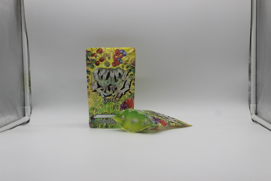 Bolsas de hierba personalizadas BoPET Mylar Gravure Impresión con cremallera a prueba de niños