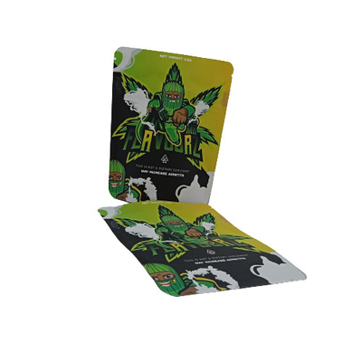 3 lados sello Stand Up bolsas de Mylar hierba de la hierba bolsas de embalaje de la hierba vuelve a cerrarse con cremallera