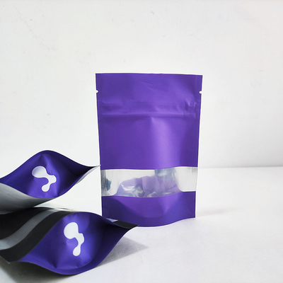 Bolsas de embalaje de alimentos biodegradables re-cerrables Impresoras con ventana