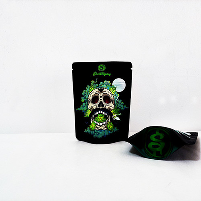 Logotipo impreso a medida ziplockk Stand Up Pouch Packaging Bolsas de hierba Mylar