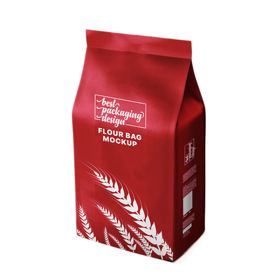 Café inferior plano plástico Bean Packaing Bag With Valve de la bolsa 16oz del café