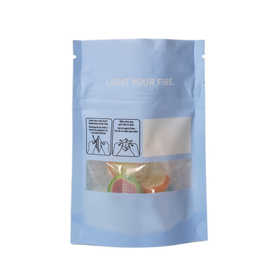 Bolso del envase de plástico del sellado caliente para el caramelo de chocolate de la nuez con la cremallera de la prueba del niño