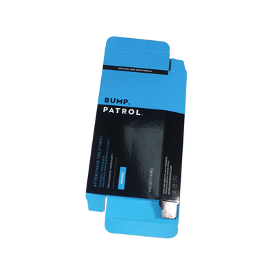 Embalaje en relieve de cajas de cartón plegables pequeñas para envases personalizados
