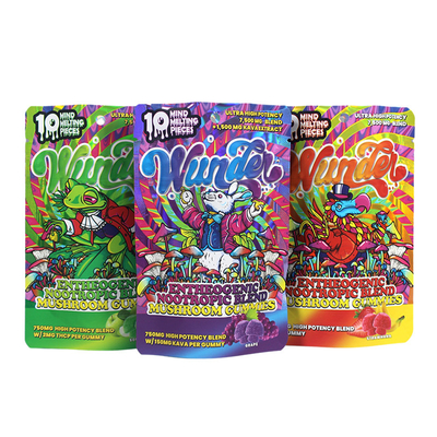 Embalaje de plástico alimenticio bolsa Mylar 3.5g bolso holográfico