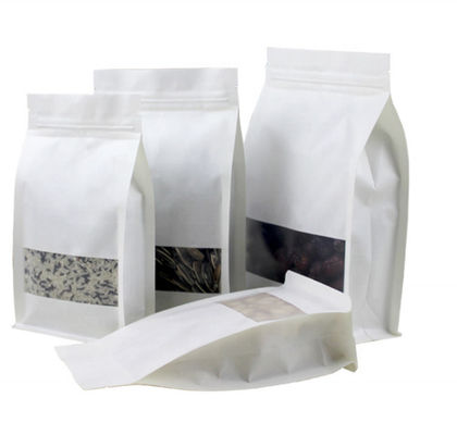Kraft ver a través de bolsas VMPET biodegradable Aplicación a alimentos secos