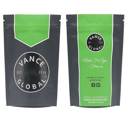 Bolso de embalaje de café ecológico de alta barrera Bolso de cremallera de pie con revestimiento de papel