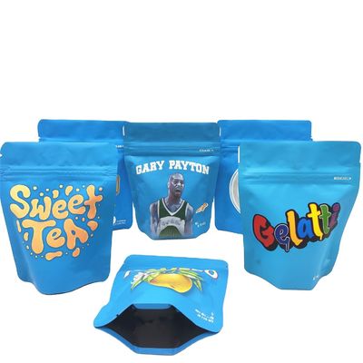 Bolsas de pie de 120g impresas digitalmente OEM Bolsas de sello de 3 lados