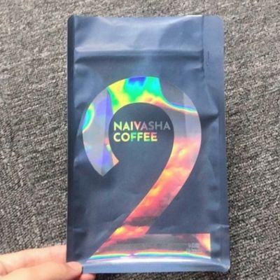 OEM Holográfico Stand Up Bolso SGS 3.5g Bolsas de papel Kraft con cremallera