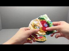 cáñamo plástico de mylar de los bolsos de forma irregular de la mala hierba que empaqueta con el ziplock