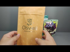 mylar se levanta las bolsas para la mala hierba de la comida del cáñamo que los bolsos huelen el empaquetado de la prueba