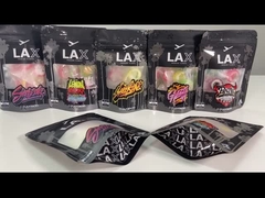 Bolsa de empaquetado de la hoja olográfica del bolso de empaquetado de la ventana de encargo con la ventana clara