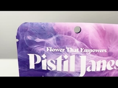 De la categoría alimenticia de la mala hierba de los bolsos de aluminio de papel del levantar bolsa olográfica