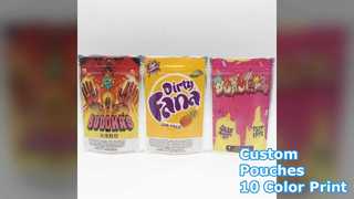 Bolsas Stand Up con cierre de cremallera personalizadas, impresión en 10 colores