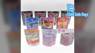 Bolsas Mylar a prueba de olores Bolsa con cremallera a prueba de niños
