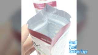 Bolsas a prueba de olores Bolsas de pie impresas personalizadas